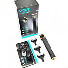 Тример машинка для стриження акумуляторна VGR V-179 3 насадки, фото 5