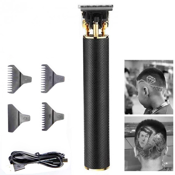 Тример машинка для стриження акумуляторна VGR V-179 3 насадки, фото 1