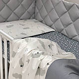 Комплект Baby Mix Хмари сірі з місяцем, фото 2