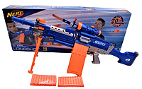 Бластер-кулемет NERF010 Saw NERF Elite на батарейках з м'якими кулями (тільки ЖОВТИЙ)