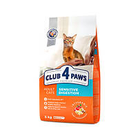 CLUB 4 PAWS Преміум "Чутливе травлення" сухий корм для дорослих котів