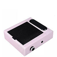 Профессиональная вытяжка BQ 858-1 для маникюра и педикюра с НЕРА-фильтром, 80Вт. Розовый