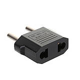 Мережевий перехідник євро для адаптерів живлення (Чорний), фото 2