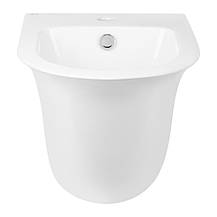 Біде підвісне Qtap Virgo 485х345х365 White QT1855051FW, фото 3