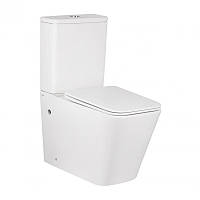 Унітаз-компакт Qtap Tern безободковый з сидінням Soft-close QT17222093ARW