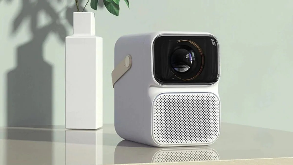 Проектор мультимедійний портативний Wanbo T6 Max 1080 Full HD 550 люмен Android 9.0 для дому, фото 1