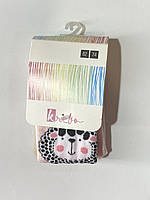 Колготки дитячі для дівчинки Krebo 1007-126 62-74 см Рожевий