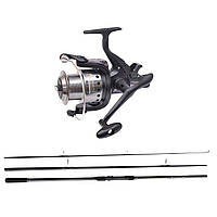 Набір короповий, коропове вудлище Flagman SENSOR BIG GAME CARP NGS 3.9m 3.5lb + Котушка Magnum Carp Feeder 6000