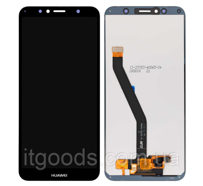 Оригінальний дисплей (модуль) + тачскрін (сенсор) для Huawei Honor 7C | AUM-L41 (чорний колір, Original (PRC))