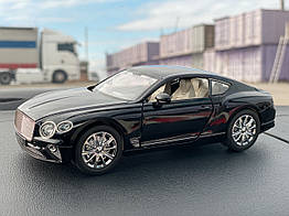 Bentley Continental GT. 1:24 Машинка колекційна XLG копія 20 см метал інерційна, світло, звук / Мікс