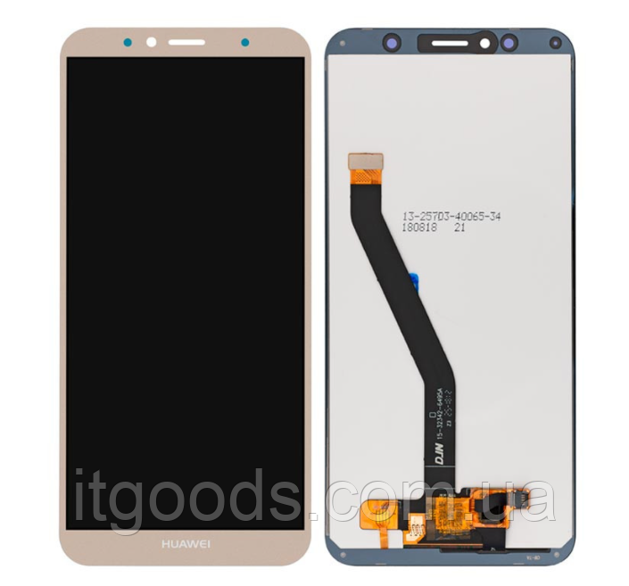 Оригінальний дисплей (модуль) + тачскрін (сенсор) для Huawei Honor 7C | AUM-L41 (золотий колір, Original (PRC))