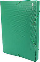 Папка-бокс "Economix" NoE31402-04 A4 40 мм пласт. на різ. зеленина(1)(20)