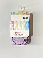 Колготки дитячі для дівчинки Krebo 1005-130 62-74 см Бузковий