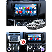 Штатна магнітола Lesko для марки Mazda 6 (2015-2019гг.) 9" 1/16GB Wi-Fi Optima Android GPS Мазда, фото 6