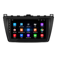 Штатна магнітола Lesko для марки Mazda 6 (2015-2019гг.) 9" 1/16GB Wi-Fi Optima Android GPS Мазда, фото 3