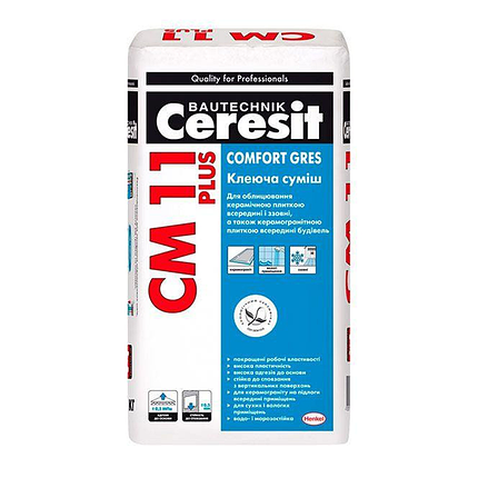 Клей для плитки Ceresit CM 11 Plus (25 кг), фото 2