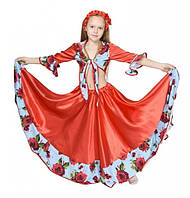 Дитячий новорічний костюм Циганочки для дівчинки 6,7,8,9 років
