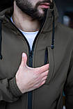 Чоловіча куртка Softshell хакі демісезонна Intruder., фото 9