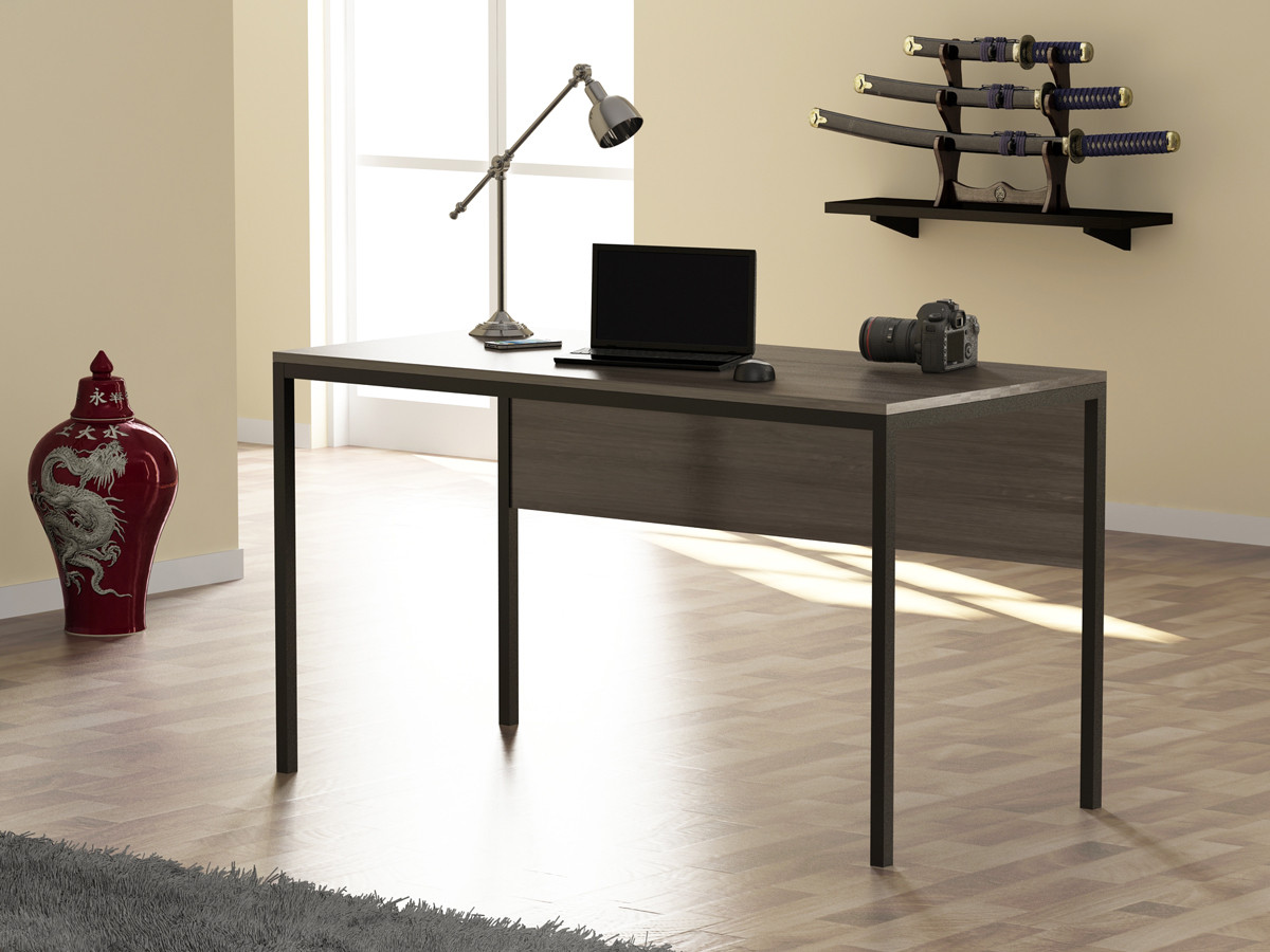Современный письменный стол минимализм без тумб L-2p Loft Design - фото 2 - id-p471534995