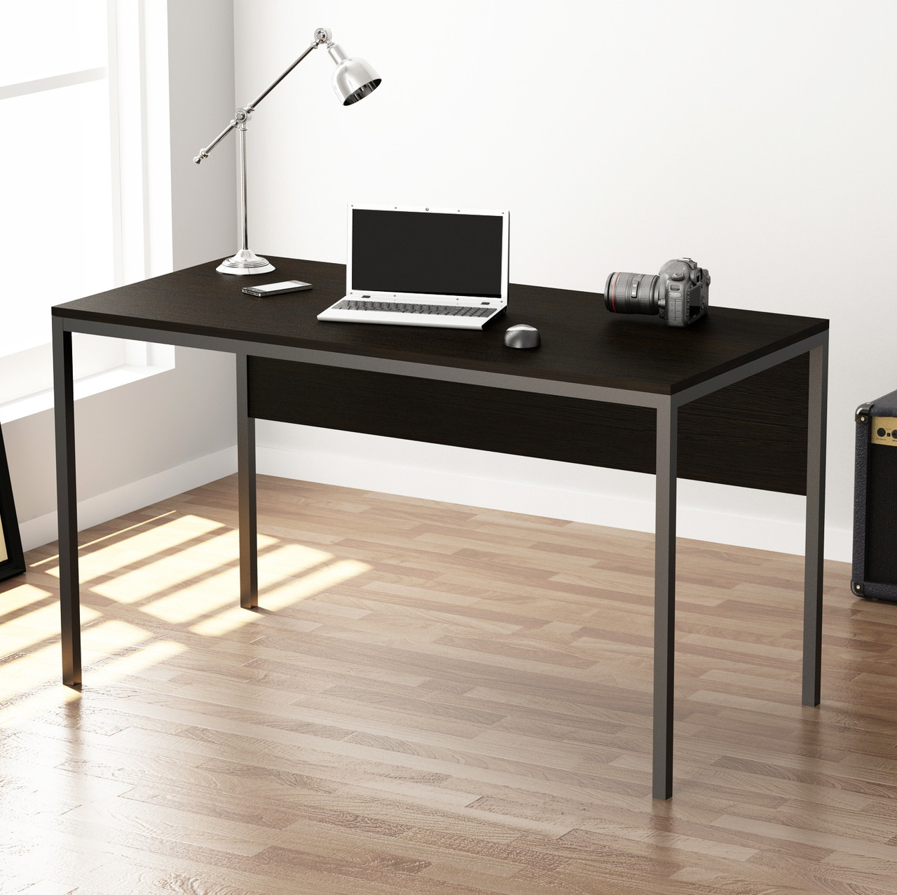 Современный письменный стол минимализм без тумб L-2p Loft Design - фото 1 - id-p471534995