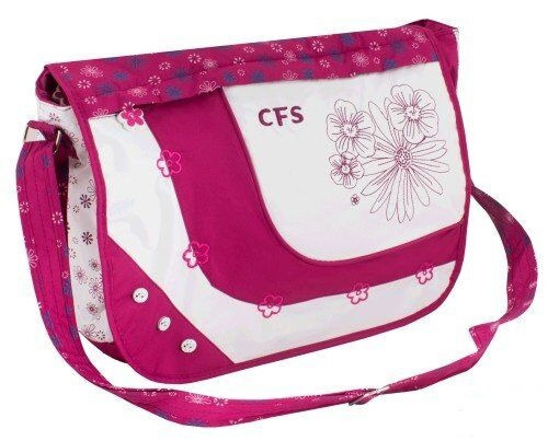 Сумка почтальонка "CoolForSchool" Trendy Flowers 2від.,горизонт. №CF85409
