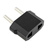 Мережевий перехідник євро для адаптерів живлення (Чорний), фото 6