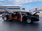 Rolls-Royce Phantom. 1:24 Металева колекційна машинака XLG інерційна, світло, звук у коробці / Мікс, фото 4