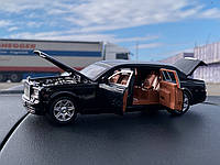 Rolls-Royce Phantom. 1:24 Металлическая коллекционная машинка XLG инерционная, свет, звук в коробке / Микс