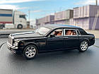 Rolls-Royce Phantom. 1:24 Металева колекційна машинака XLG інерційна, світло, звук у коробці / Мікс, фото 8