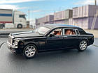 Rolls-Royce Phantom. 1:24 Металева колекційна машинака XLG інерційна, світло, звук у коробці / Мікс, фото 7