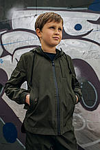 Куртка для хлопчика хакі демісезонна Intruder Softshell Easy осіння | весняна | річна