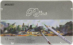 Олівці кольор. аквар. 12 кольор. "Marco" No7120-12TN метал. кор-ка (12)(72)