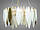 Люстра підвіс зі скляними пелюстками. EcoLed 18038-600G, фото 2