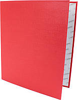 Папка "Norma" №5306 A4 на 4кільця d-45мм (D) PVC картон (червона)(24)