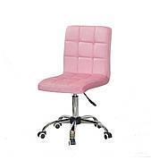 Крісло офісне на колесах AUGUSTO СН-OFFICE оксамит колір фрез B-1025, колесна база на вибір