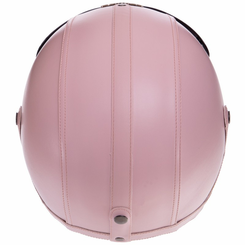 Шлем для мотоцикла женский, мотошлем для чоппера KCO 388 размер L (59-60) розовый - фото 7 - id-p1577452780