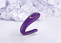 Вібратор для пари, Satisfyer Double Classic Zipexpert, фото 4