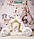 Вігвам  Кольорові єдинороги на молочному + кошик для іграшок. Повний комплект !, фото 6
