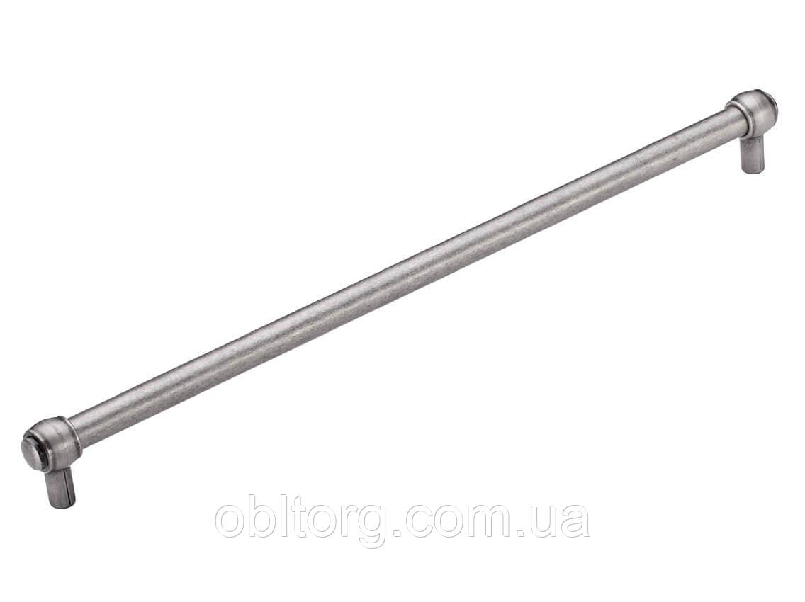 Ручка меблева рейлінгова Gamet RE23-0320-G0031 античне срібло, фото 1