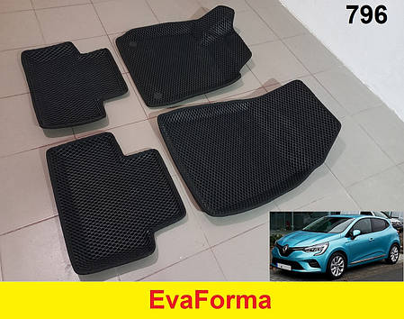 3D килимки EvaForma на Renault Clio 5 '19-, килимки ЕВА, фото 2