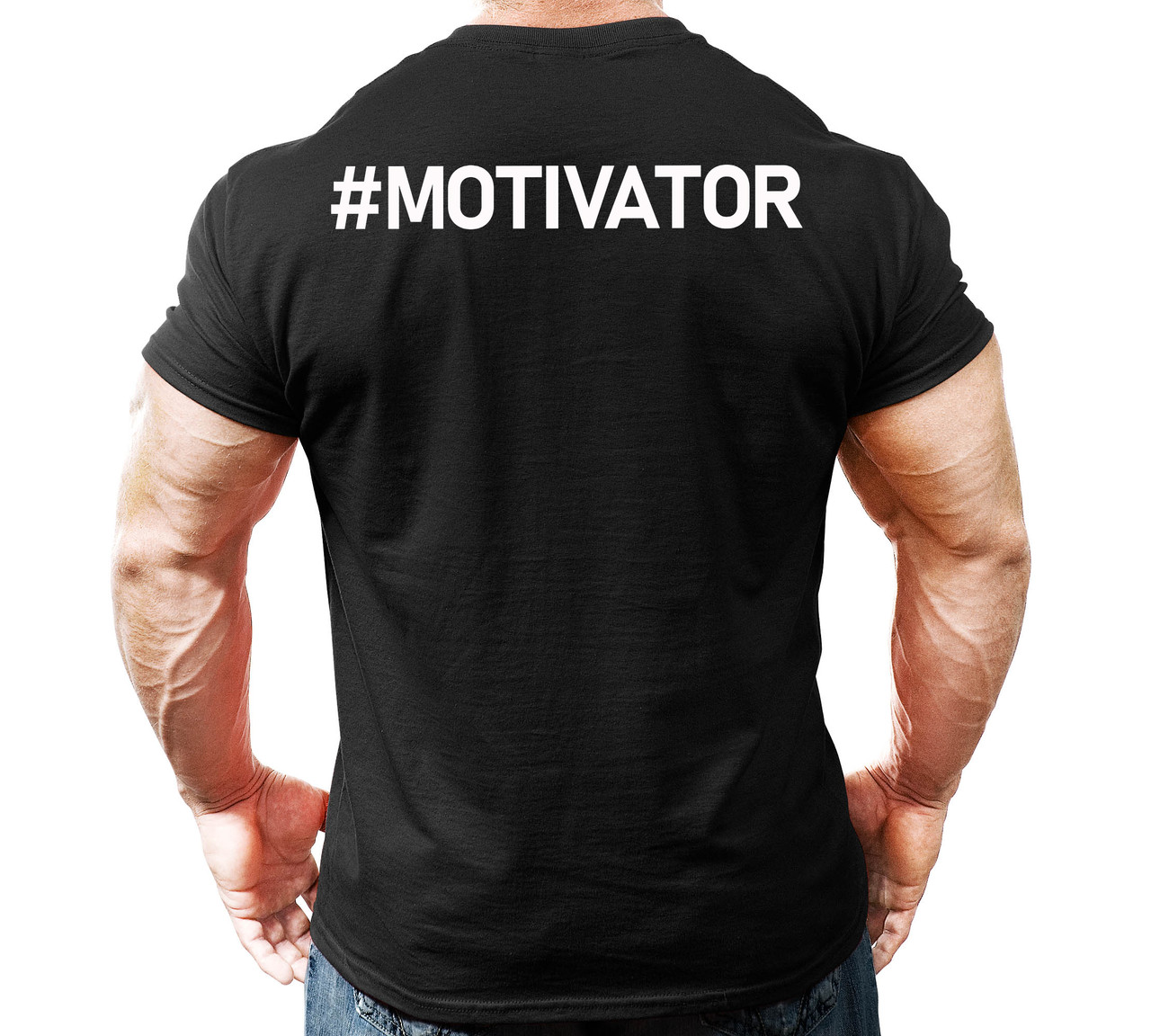 Футболка для бодибілдингу #MOTIVATOR (різні кольори), фото 1