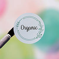 Наклейки Organic, круглые 40мм