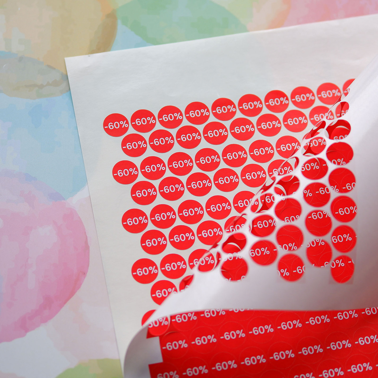 Купить наклейки со скидкой на товар, скидочные наклейки для маркировки ...