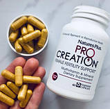 Вітаміни для зачаття жінкам Natures Plus Pro Creation female fertility support 60 капсул, фото 4