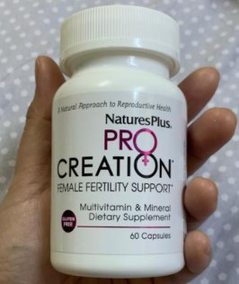 Вітаміни для зачаття жінкам Natures Plus Pro Creation female fertility support 60 капсул
