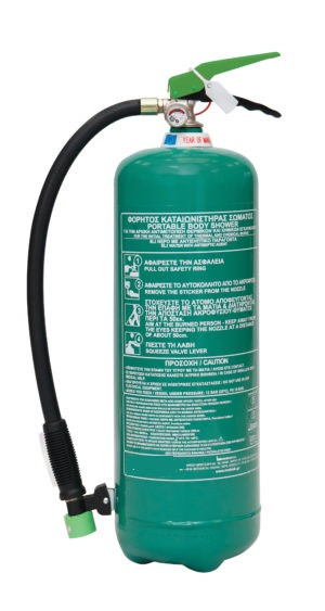 Вогнегасник водний 6 л з антисептиком для тушкування людини та лікування термічних і хімічних опіків