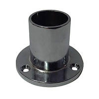 Фланець високий хромований посилений ф 25 мм