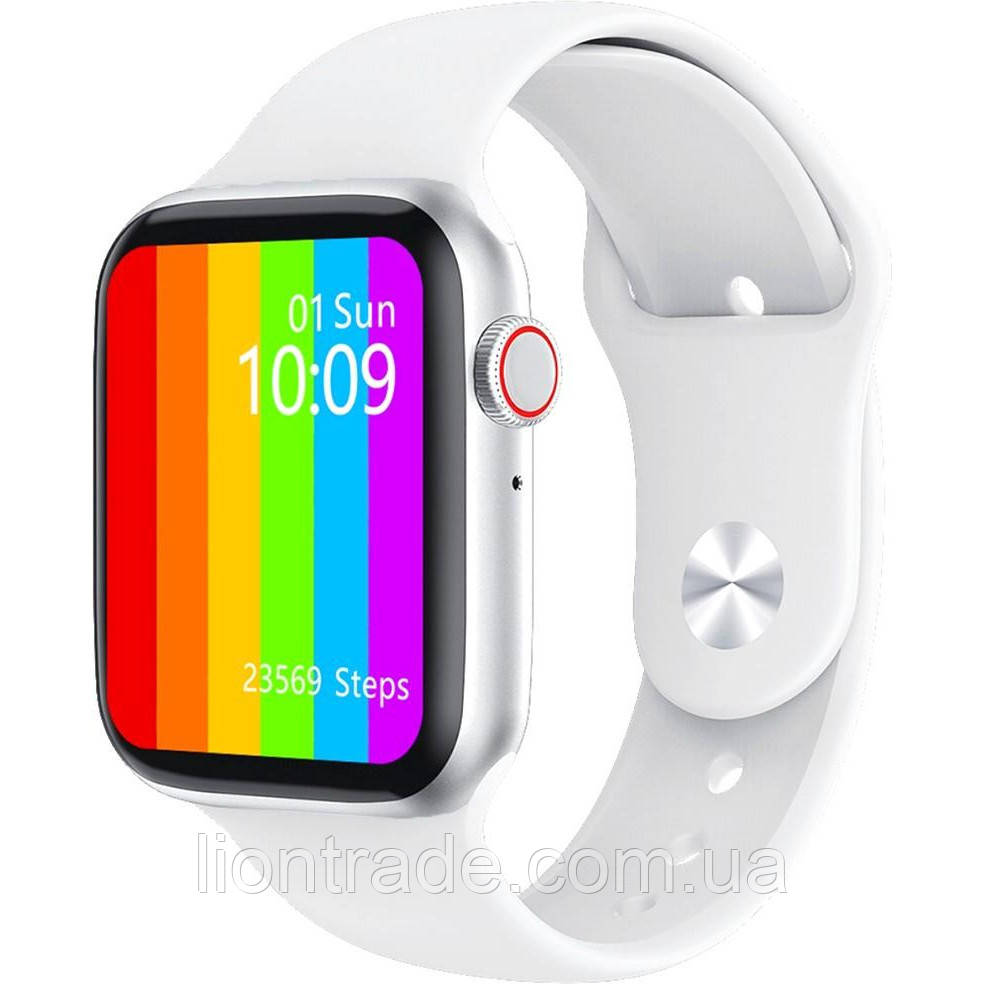Смарт-годинник з дзвінком Watch 6 Smartix W26+ Plus білий (пульс, тиск, температура, ЕКГ)