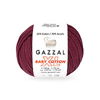 Gazzal cotton Baby XL - 3442 бордовий