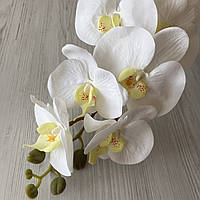 Искусственная орхидея фаленопсис белая VF 001